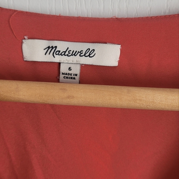 Madewell | Floral Orange Dress - Picture 3 of 6